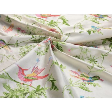 Hummingbirds Silk Pearl F125/1003