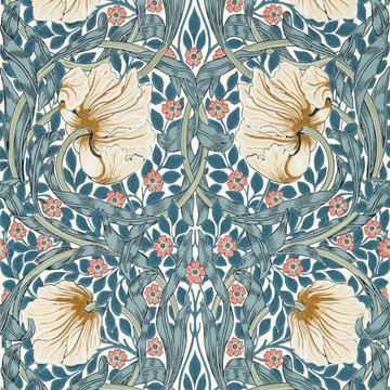 Pimpernel Woad/Coral 217363