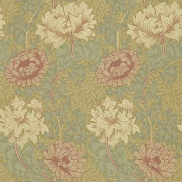 Chrysanthemum Pink/Yellow/Green 216860 (wm7612/3/210414)