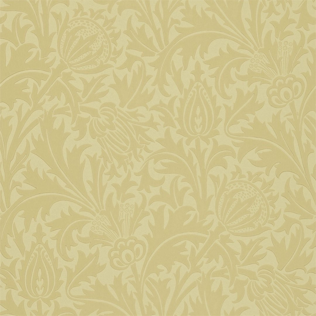 Thistle Gold WM8608/3 - Wallpaper Compendium - William Morris -  PERINNETAPETIT (PAPERI) - Verkkokauppa 